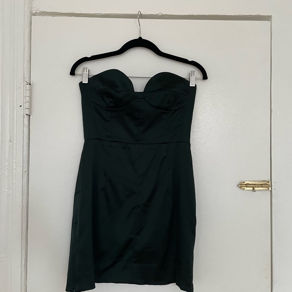 SOLD Milly Strapless Bustier Mini Dress